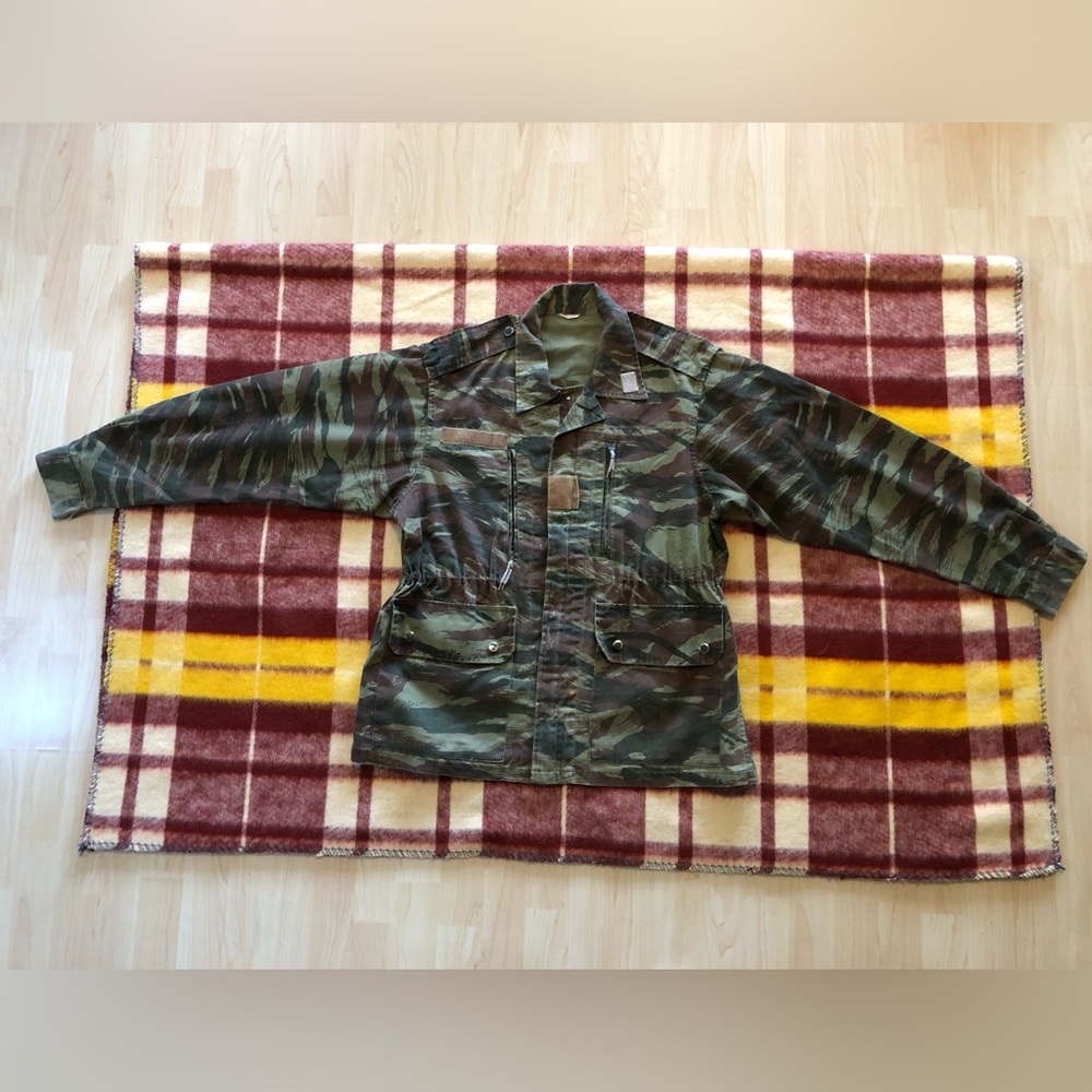 OLD French F1 Pattern Lizard Jacket Foreign Legion Chad Africa Army HBT 70s